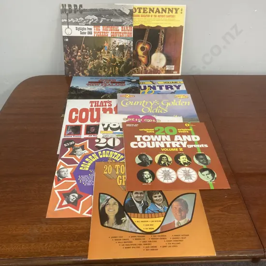 LPs - Hard to Find NZ National Banjo Pickers Convention 1968, Town & Country K-Tel & Solid Gold Etc