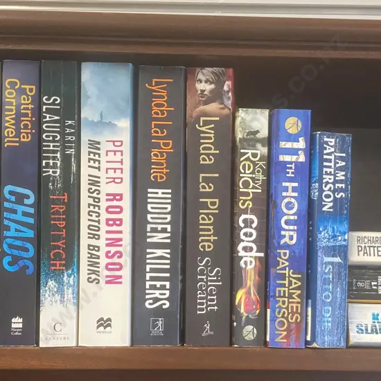 Lot of Books, James Patterson, Kathy Reichs, Karin Slaughter Etc