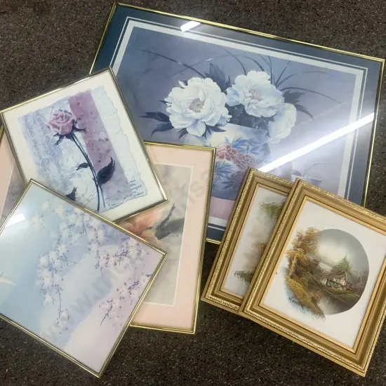 Assortment of Framed Artwork