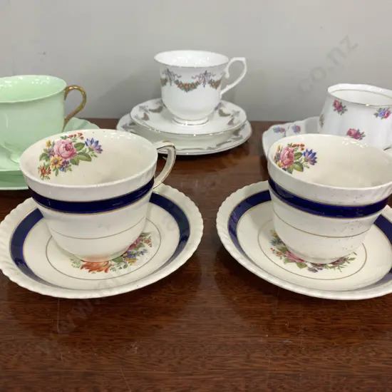 Selection of Trios & Duos, Adderlys, Royal Albert Etc (AF To Trio)