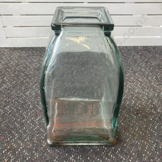 Square Glass Vase, 34 x 20cm