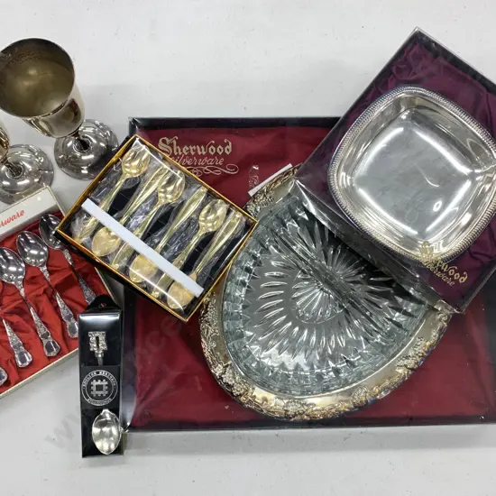 Selection Of Silverware Including Sherwood, Rodd Etc