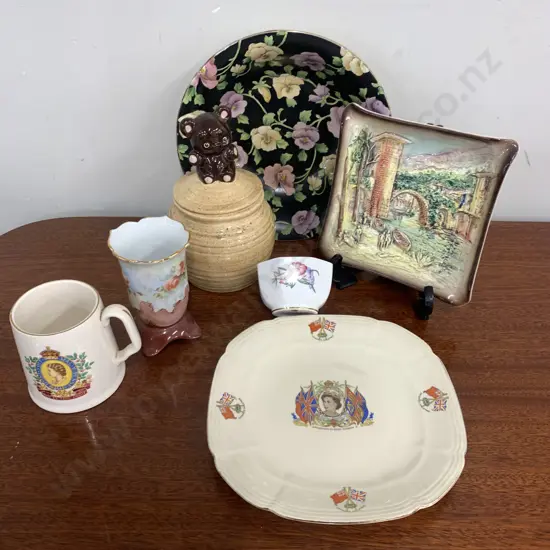 Selection of China Items incl Beswick Mug, Coronation of HM Queen Elizabeth II Plate, Wedgwood etc