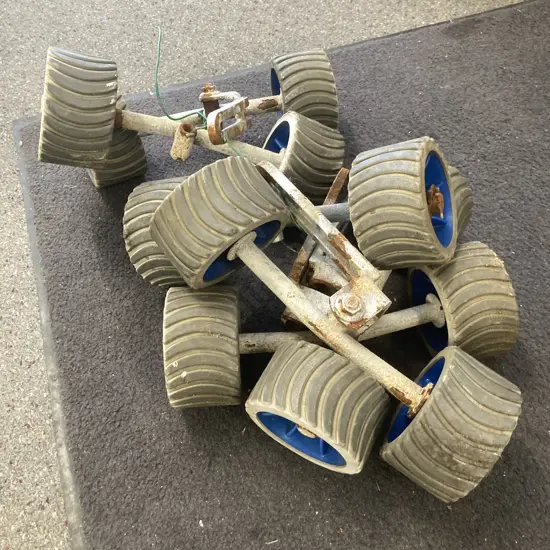 Lot of Boat Trailer Roller Guides