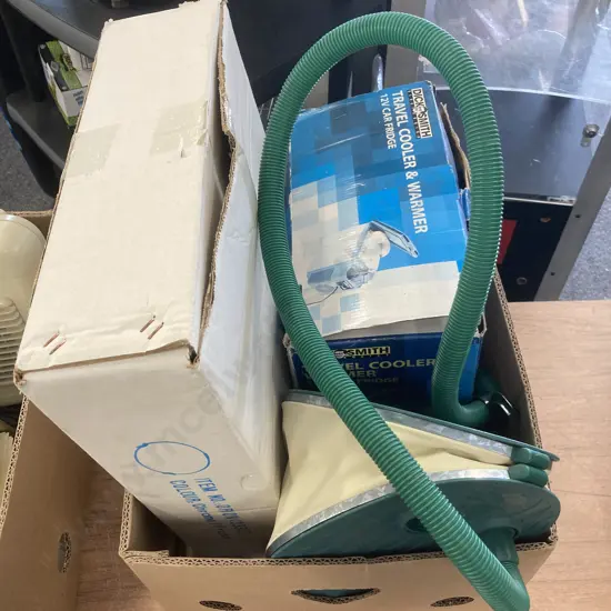 New Orion Chrome Frost Dome Light, Coleman Pump, DSE 12V Travel Cooler & Warmer