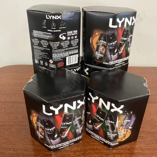 Lot of 6 x Lynx 5 Pack Body Spray Gift Packs