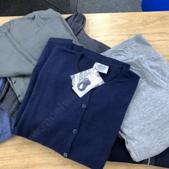 Selection of Ladies Merino Clothing Size L & a New The Wool Company Cardigan