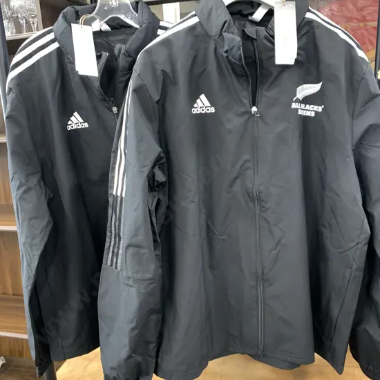 New Black Adidas Jackets x2 Size Large
