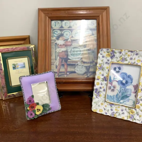 Selection Of Photo Frames With Framed Framed Pears Soap Picture