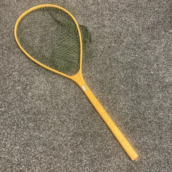 Wooden Fly Fishing Landing Net, 120 x 43cm