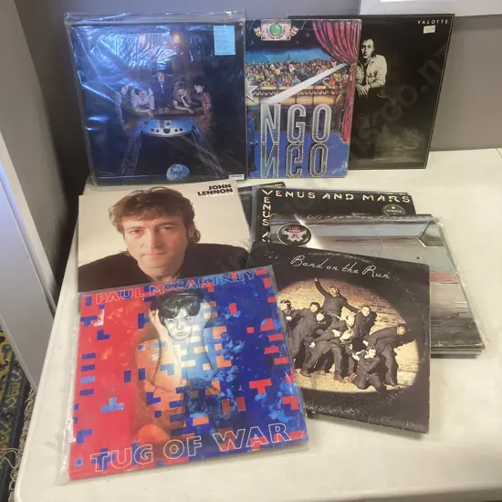 Lot of  Ten LPs, Wings, Ringo, Lennon, Paul McCartney, Julian Lennon, Band On The Run Etc