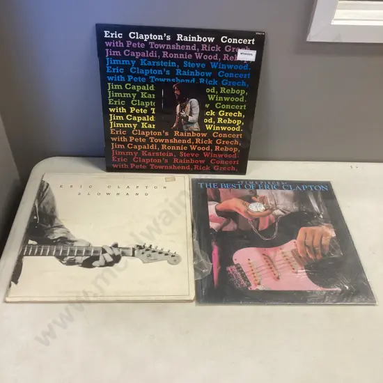 Eric Clapton's Rainbow Concert 2394 116, Timepieces 2394 303, Slowhand 2394 196 - All New Zealand Pressings