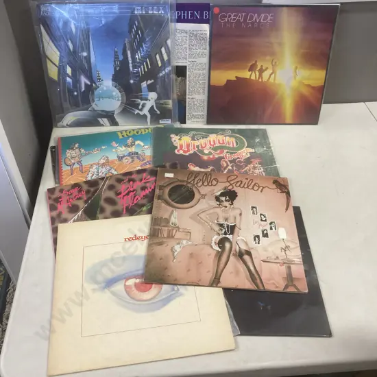 Lot of Nine NZ LPs, Mi-Sex, The Narcs, Dragon, Hello Sailor, Hoodoo Gurus Etc