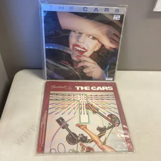 The Cars - The Cars ,Elektra 6E 135 Australia 1978, With Inner Lyric Sleeve & USA Heartbeat City 60296-1 Gatefold Cover