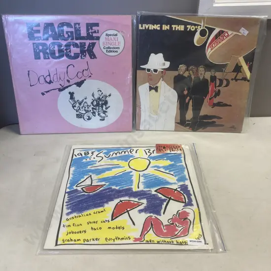 Daddy Cool Eagle Rock ZS-12582 Special Maxi Single Collectors Edition, Skyhook Living In The 70's, 1983 Summer Break