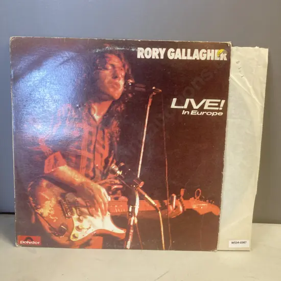 Rare Rory Gallagher ‎– Live! In Europe, 2383 112 Polydor, Polygram New Zealand 1972