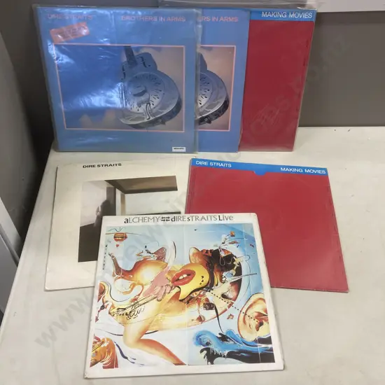 Lot of Six Dire Straits LPs