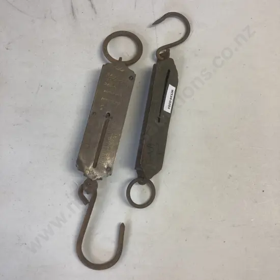 Vintage Salter's Pocket Balance British Made No6 Brass Scale & No 2 Spring Balance