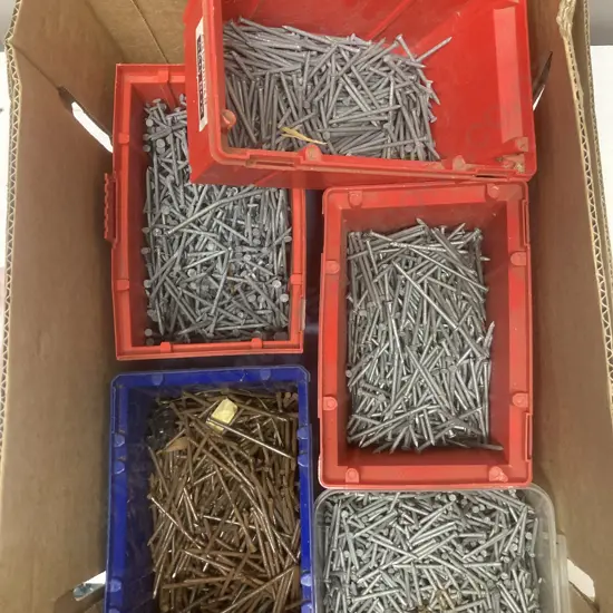 Box Lot Assorted Nails