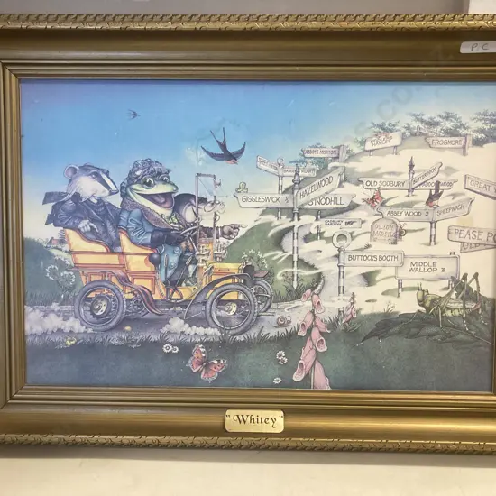 Framed Toad Of Toad Hall Print, 45 x 61cm