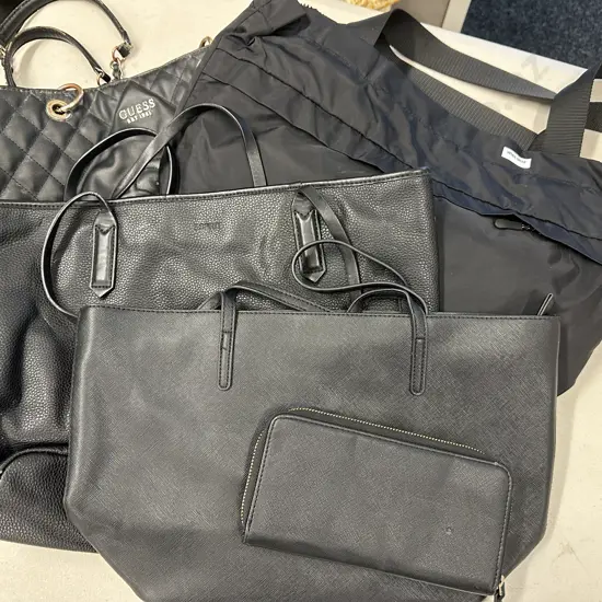 Black Bags - Including Guess Tote Bag, Anko, Everlast & Esprit Tote Bags, H&H Wallet