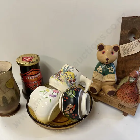 Selection of Vintage & Wooden Items