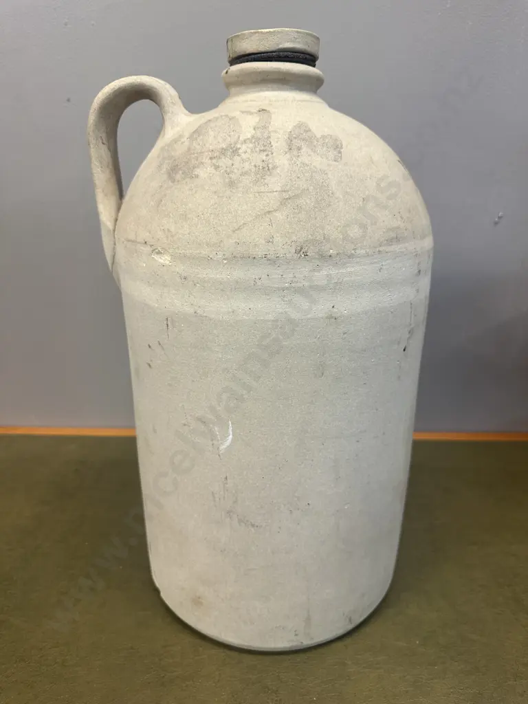 Vintage Stoneware Jug Westfield Chemical Works Sulphuric Acid H46cm. Image 1++