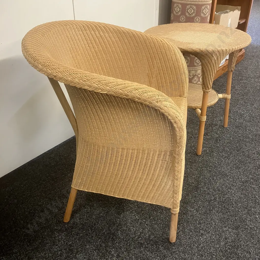 Lusty Lloyd Loom Replica Two Piece Conservatory Set (Ex Contemporary Classics Tauranga) Image 1++