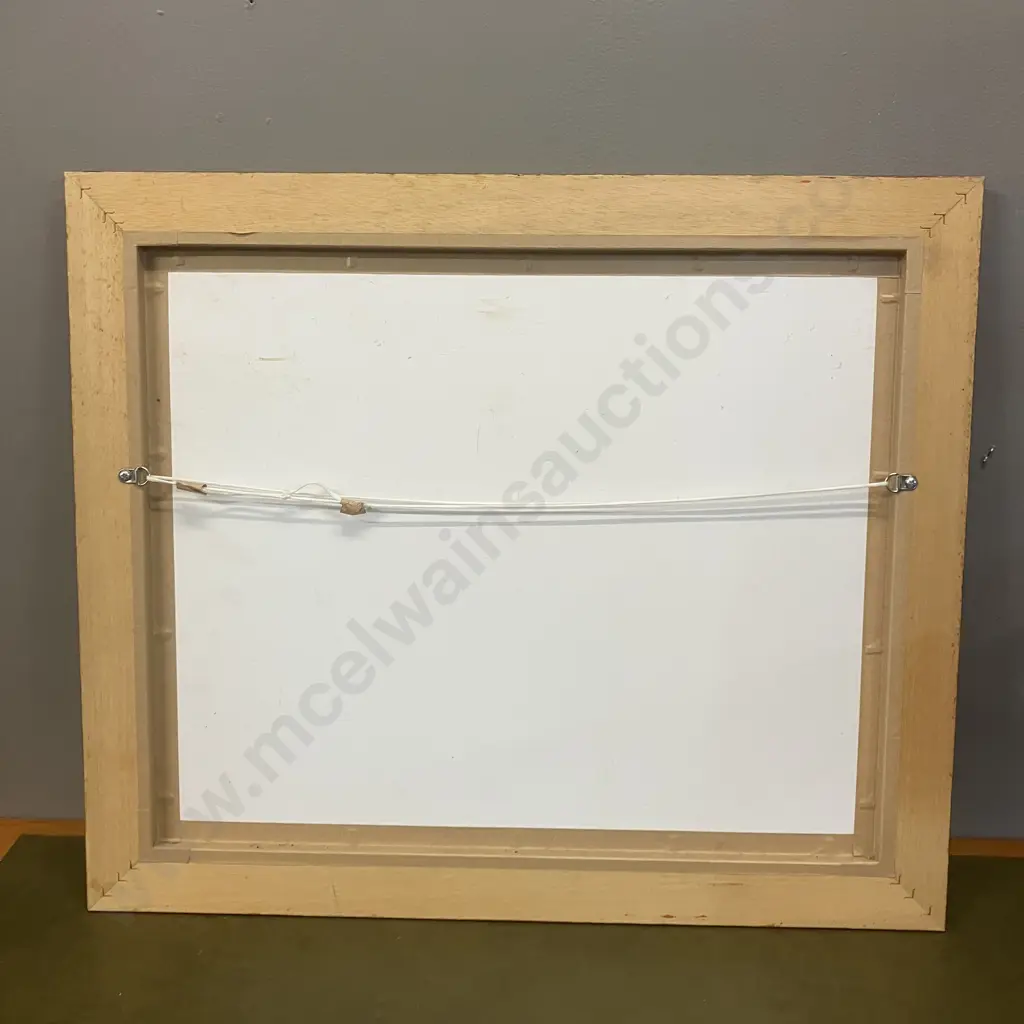 GE Fairburn 'Ruined Castle' Original Water Colour, Framed 51 x 59.5cm Image 1++