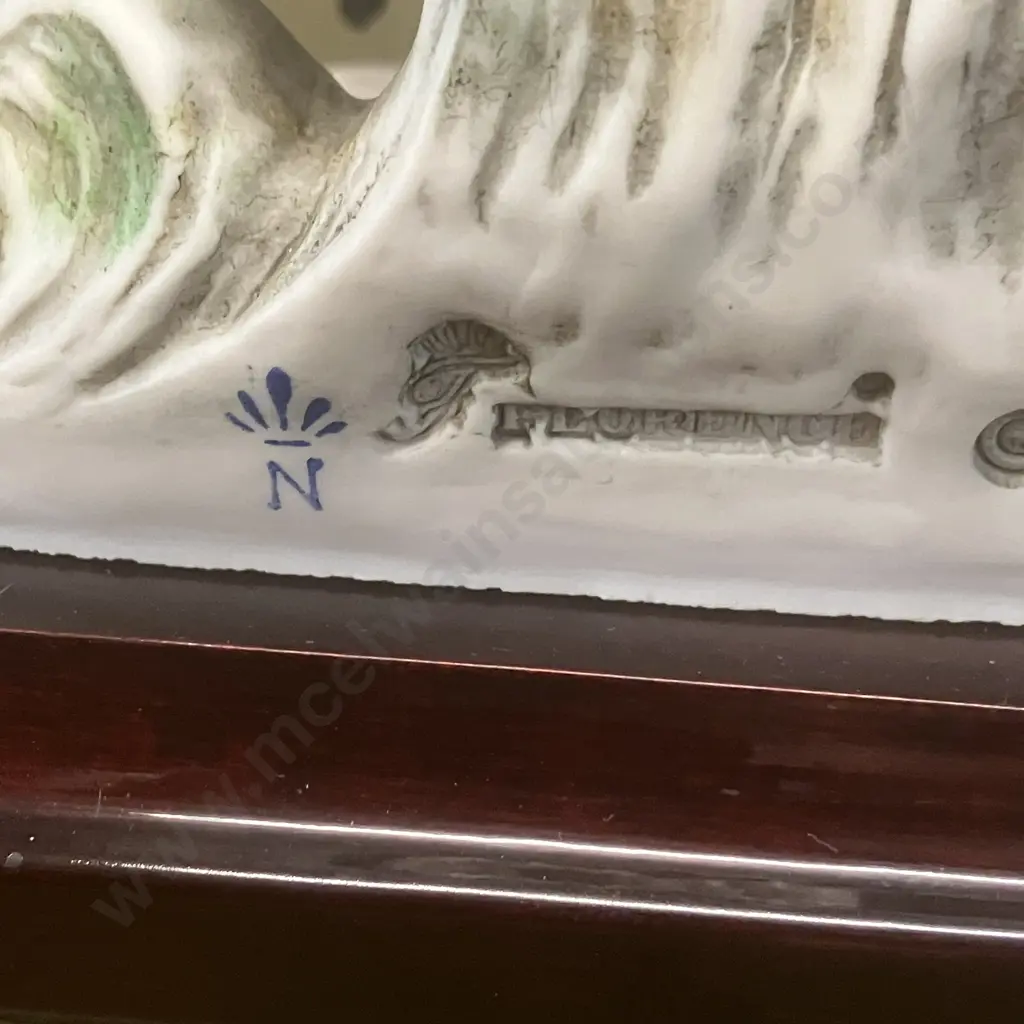 G. Armani Figurine Girl With Bicycle - Spring. H38cm (Repaired) Image 1++