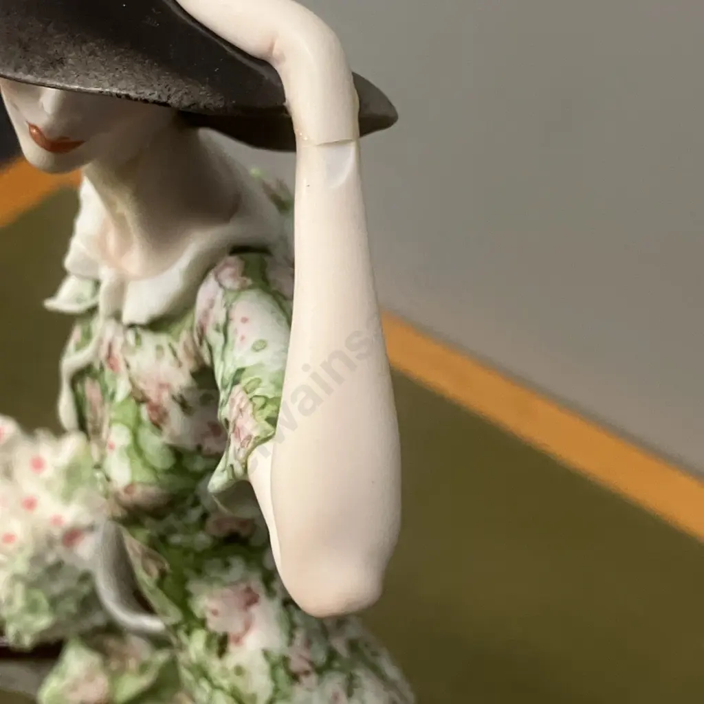 G. Armani Figurine Girl With Bicycle - Spring. H38cm (Repaired) Image 1++