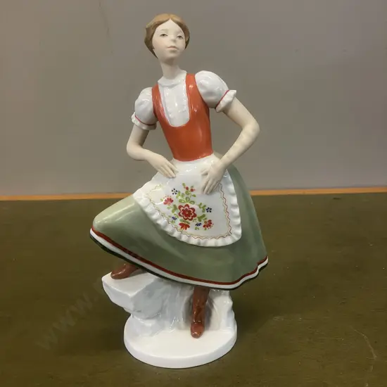 Goebel Germany Piroschka Beauty Around the World Porcelain Figurine - Hungarian Traditional Dress. H22.5cm