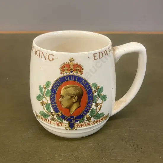 Vintage King Edward VIII May 1937 Coronation Mug