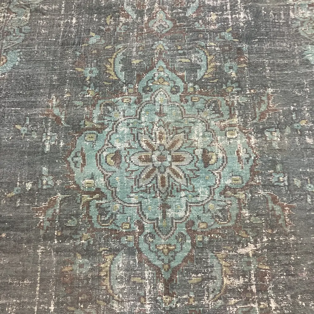 LUCA Green Toned Area Rug. 296 x 198cm Image 1++