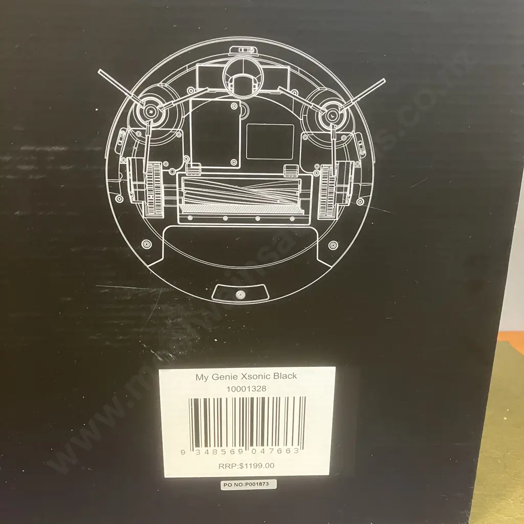 My Genie Xsonic Black Smart Lite Robotic Vacuum Cleaner Image 1++