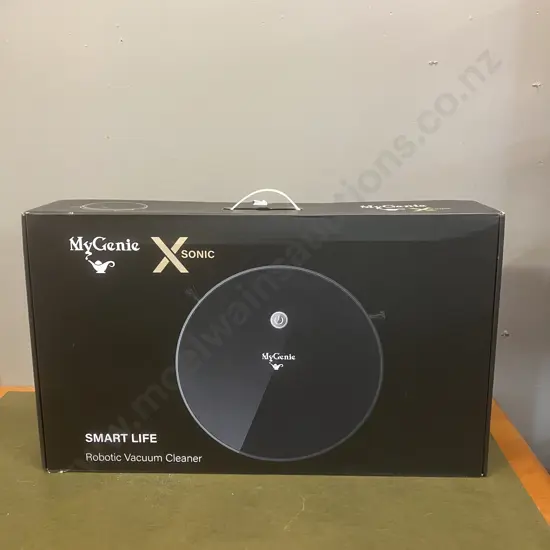My Genie Xsonic Black Smart Lite Robotic Vacuum Cleaner