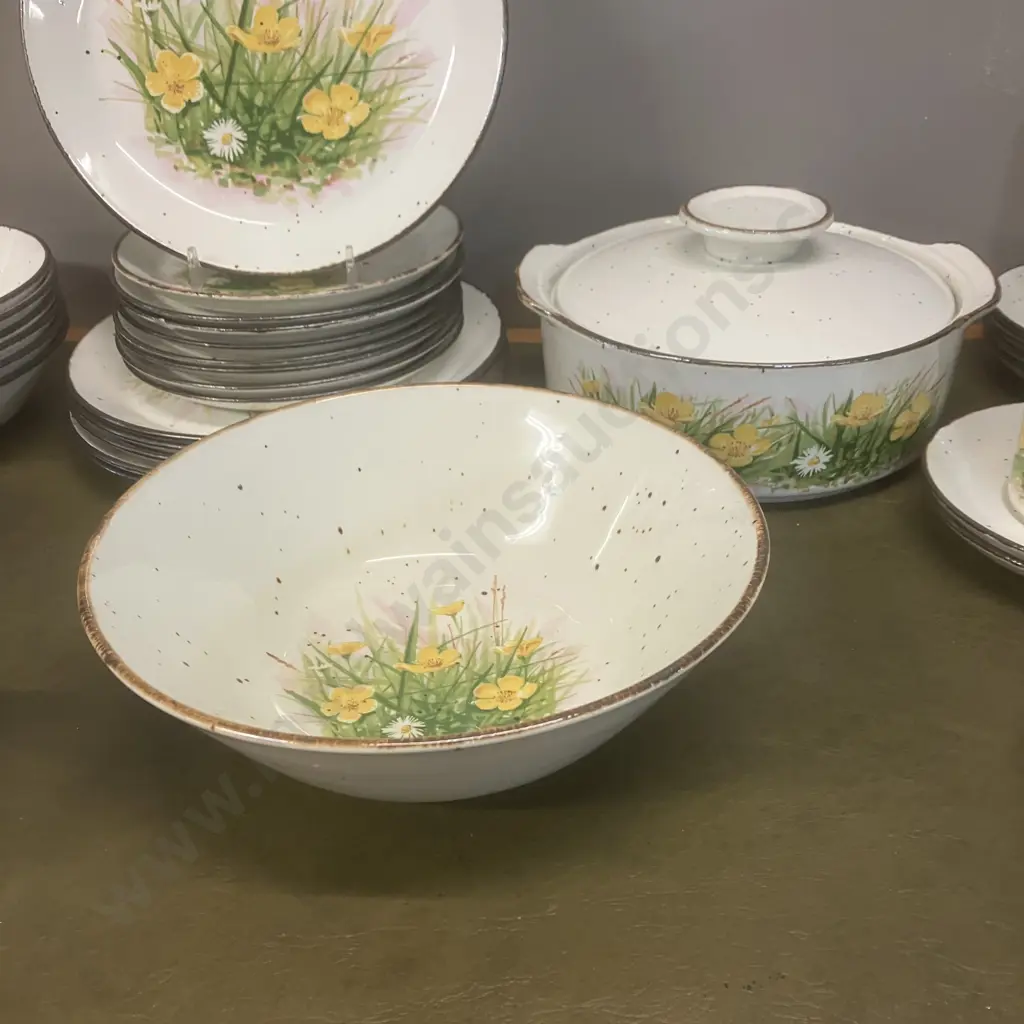 J&G Meakin England Dinnerware - 46 Pieces (Some Chipped Pieces) Image 1++