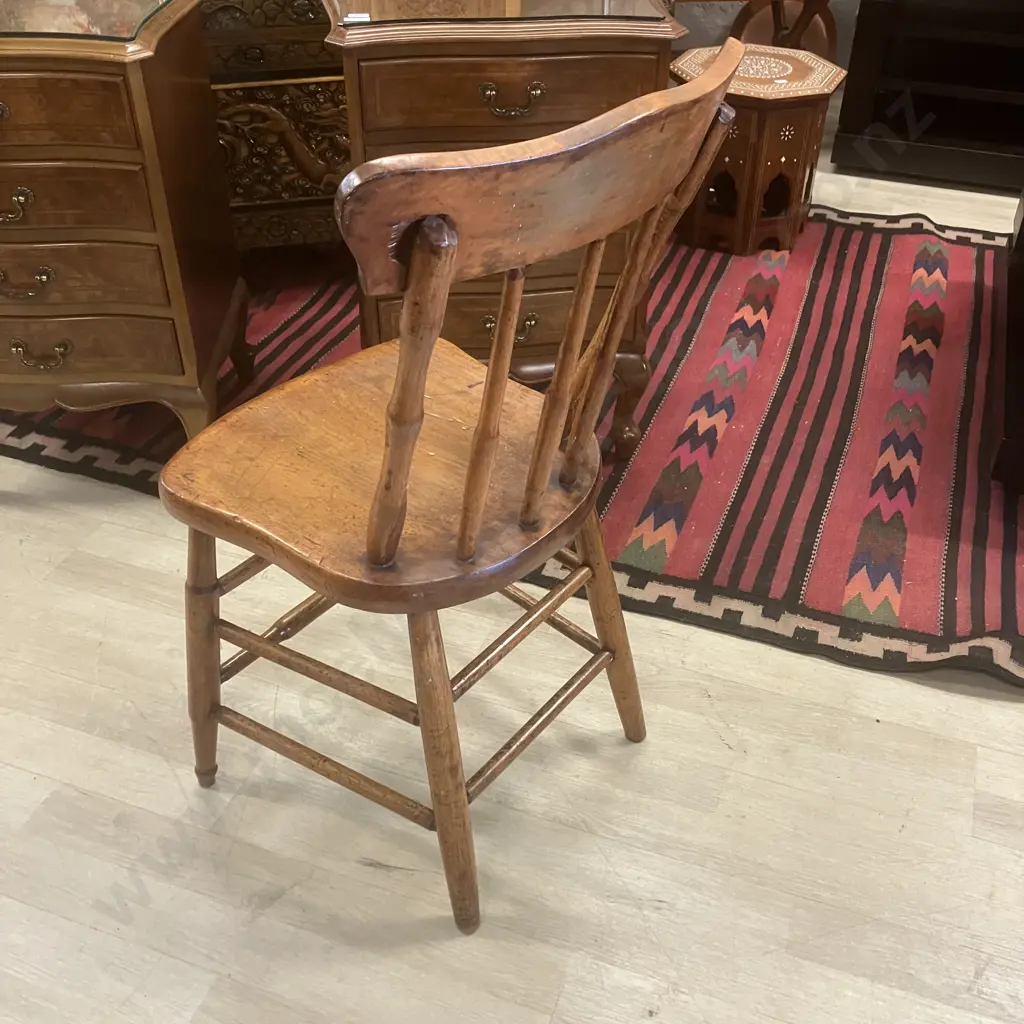 Antique Spindle Back Chair Image 1++