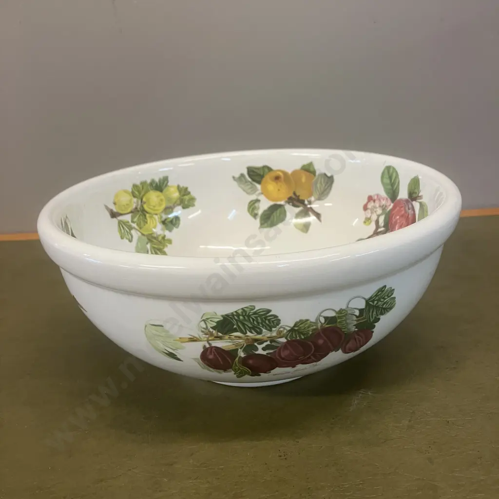 Vintage Portmeirion Pomona Goddess of Fruit Large Mixing Bowl - 10.5 x 24cm Image 1++