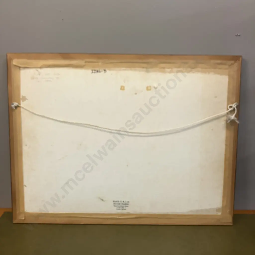 E Mourant 1977 - 100 Year Old House Original Artwork, Framed. 51 x 68cm Image 1++