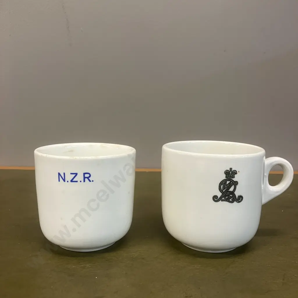 Maddock England New Zealand Railways Cups x 2 Image 1++