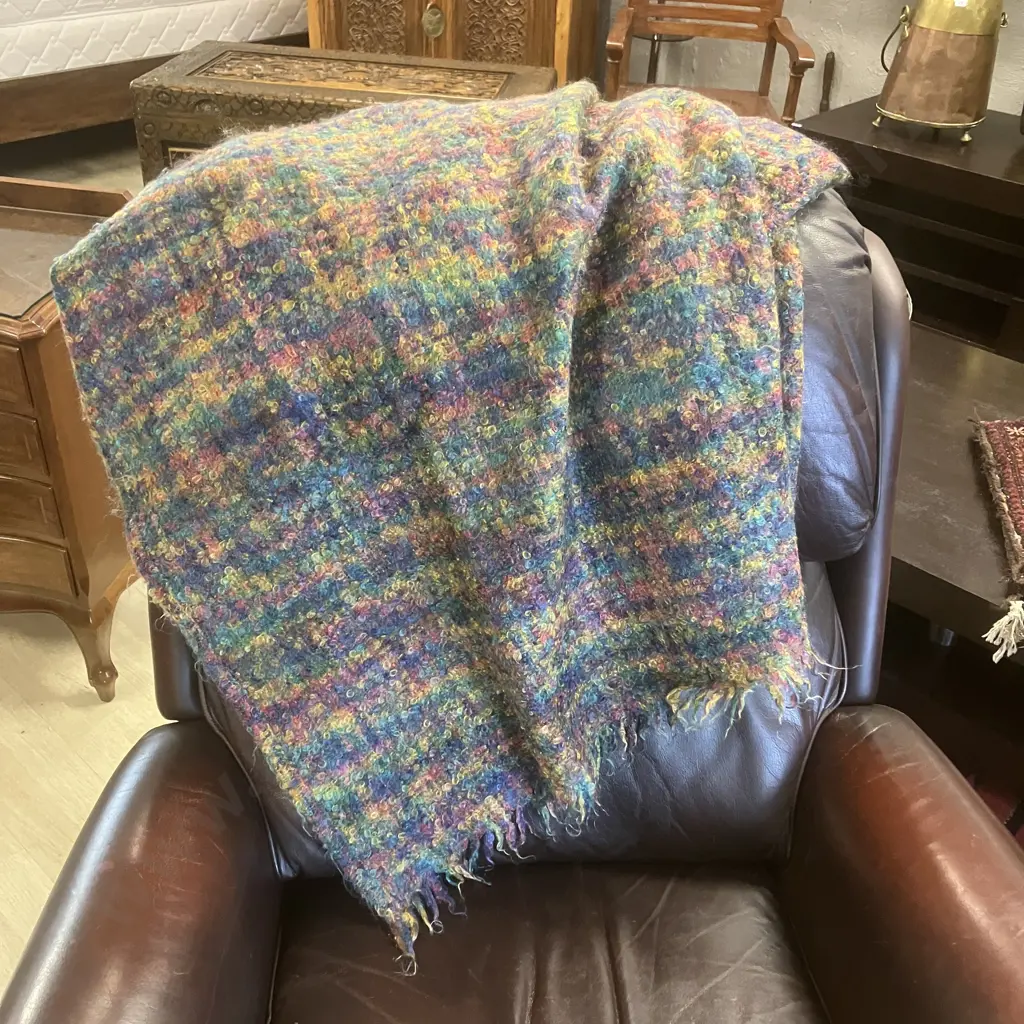 Boucle South Africa Mohair Throw Image 1++