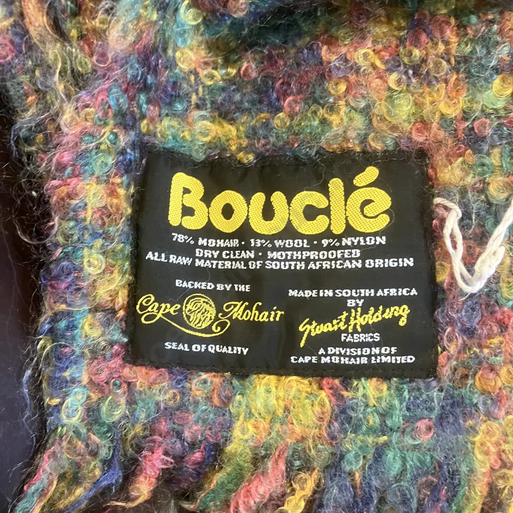 Boucle South Africa Mohair Throw Image 1++