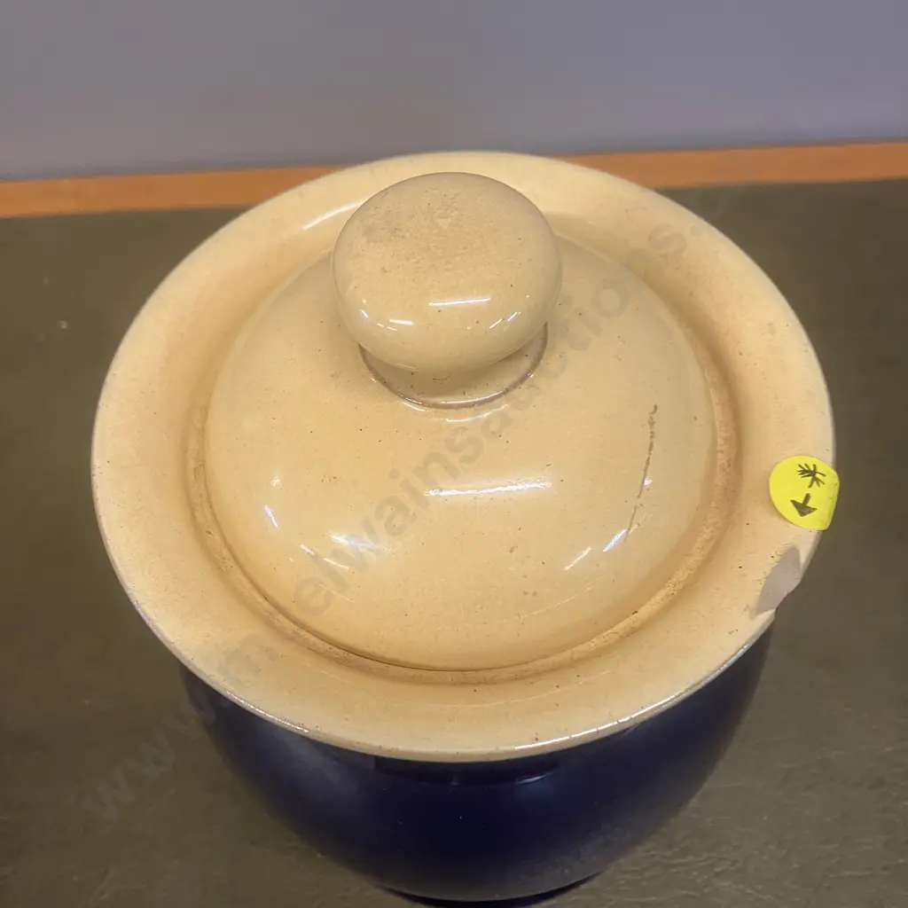 Denby Teapot & Lidded Denby Canister Image 1++