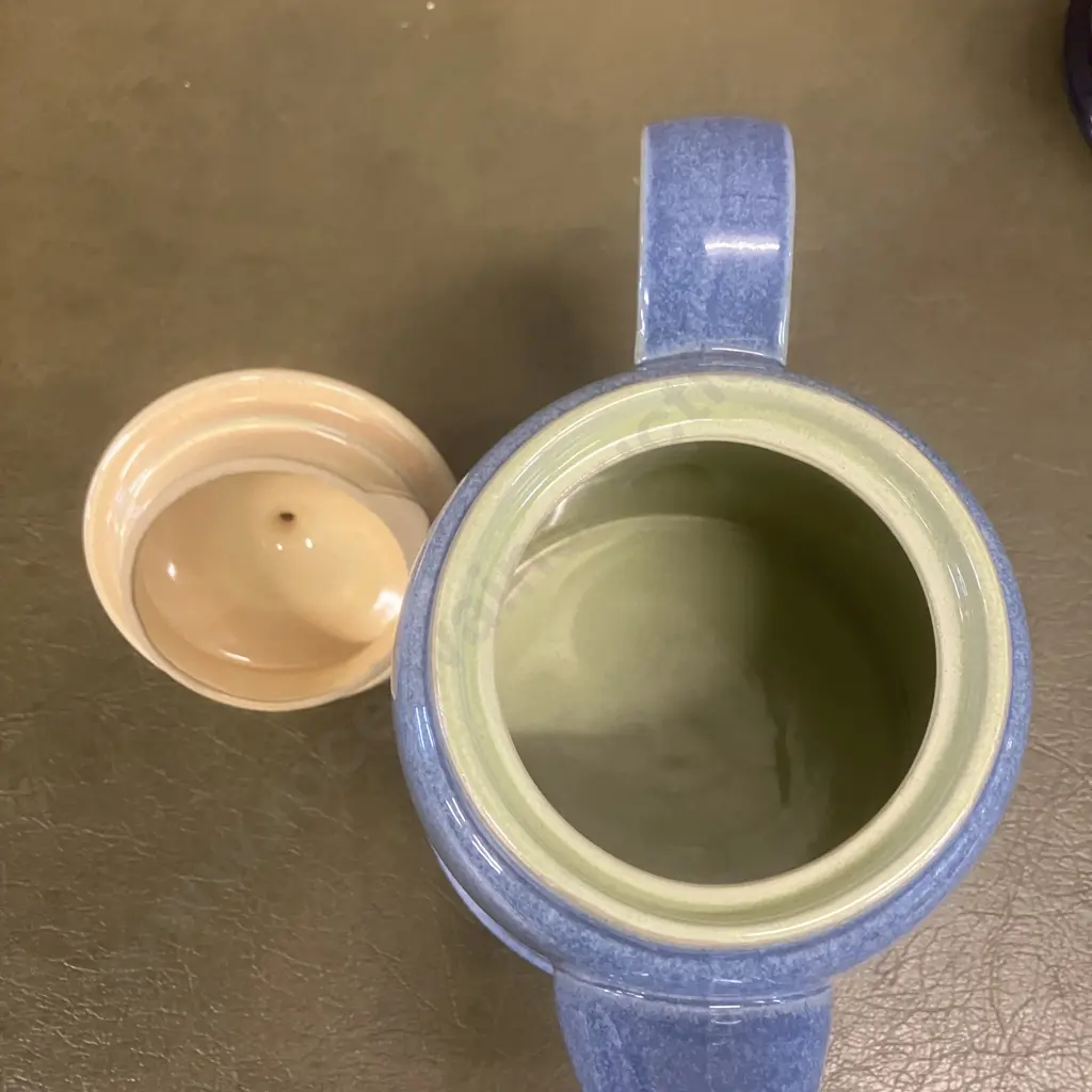 Denby Teapot & Lidded Denby Canister Image 1++