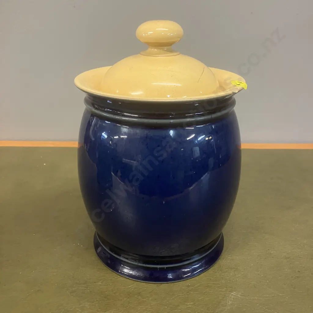 Denby Teapot & Lidded Denby Canister Image 1++