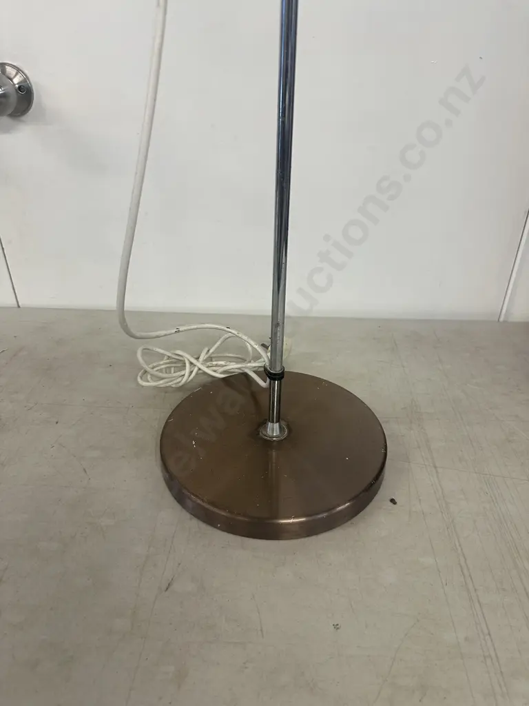 Vintage Brush Metal Floor Lamp With Eyeball Lamp Image 1++