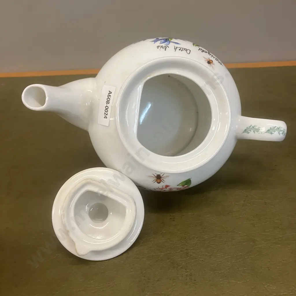 Hampton & Mason Dutch Iris Teapot Image 1++