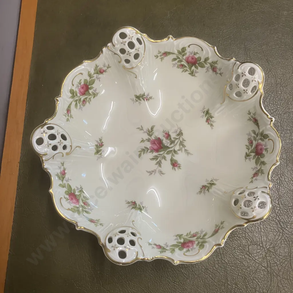 Rosenthal Germany Pierced Bon Bon Antoinette (Pompadour Shape). 7.5 x 25.5cm Image 1++