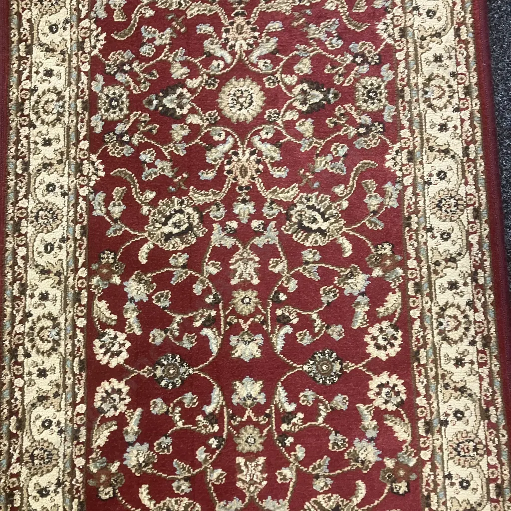 Turkish Rug Floor Runner - 80 x 200cm Red Jewel Pamir Rugs Image 1++